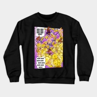 Star Platinum vs The World Crewneck Sweatshirt